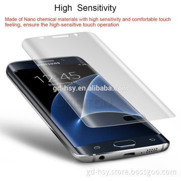 HUYSHE Mobile Spare Parts Samsung Galaxy S7 3D Curved Full Cover PET Film Screen Protector